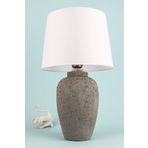 Hmydesign Jouer Handmade Seramik Abajur Gri Beyaz