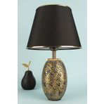 Hmydesign Retarder Handmade Seramik Abajur Gold Siyah