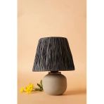 Hmydesign Tournant Handmade Seramik Abajur Gri