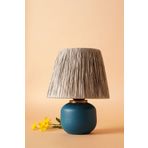 Hmydesign Tournant Handmade Seramik Abajur Mavi-gri