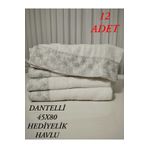 HMZ GÜPÜRLÜ HAVLU 12 ADET , 40X80 . HEDİYELİK , ARABA HAVLUSU , KONVOY HAVLUSU .