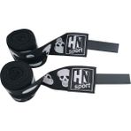 HN Sport Boks Kick Boks Muay Thai Wushu Sanda Tüm Sporlar Için El Bandajı 3,5 M x 2 Adet Elastik Boks Bandajı - Siyah