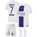 HN Sport Çocuk Psg Mbappe Forma + Şort + Çorap 3lü Set - 5 - 6 Yaş - Beyaz