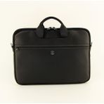 HNB Unisex 13 & 14 Inç Evrak Laptop Çantası - 36 cm X 26 cm X 3 cm - Siyah