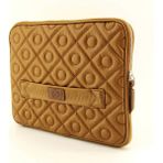HNB Unisex 15.6 Inç Uyumlu Kapitone Laptop Kılıfı - 40 cm X 29 cm - Taba