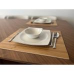 Hnc Home 6’lı Bambu Amerikan Servis, Tabak Altı Mat, Koltuk Sehpası 34X45 cm