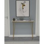 Hnc Home 80 x 18 cm Gold Dresuar - Beyaz - Gold