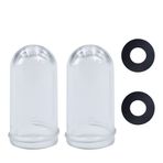HNF SPX0710MA Hayward Multipleport Zemin Filtre Valfi Modelleri için Gözetleme Camı Değiştirme SP0711, SP0710X, SP0714T, SP0712 SP0710, Sızdırmaz Contalı (2'li Set)