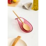 HNG Akrilik Mürdüm Tezgah Üstü Kirli Kaşıklık & Kepçe Altlığı - 10 x 26 cm
