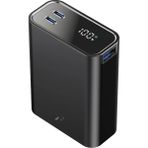 Hnrlishp Newface PW501 20.000 Mah Dijital Göstergeli 2 Adet 45W Type-C ve 22.5W USB Çikişli Şarj Pd Hizli Şarj Powerbank - Siyah