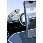 Hnrlishp Newface Q50 Yapışlı 360 Derece Ayarlanabilir Manyetik Magsafe Araç Tutucu - Siyah