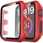 Hnrlishp Newface Watch 40MM Camlı Kasa Ekran Koruyucu - Kırmızı