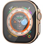 Hnrlishp Newface Watch Ultra 49MM Leg Camlı Kasa Ekran Koruyucu - Siyah-Gold