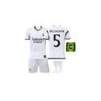 Hnsport HN Sport Real Madrid Bellingham Çocuk Forma Şort Çorap Kaptan Kolluğu 4 Lü Set - Beyaz - 5 - 6 Yaş
