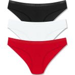 Hnx 3'Lü İnterlok Lazer Kesim File Lastik Slip Kadın Külot
