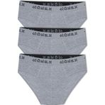 Hnx 3'Lü Pamuklu Beli Lastikli Erkek Slip Külot