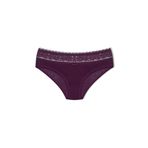 HNX UNDERWEAR Beli Dantelli Yarım Şort Kadın Boxer Külot Mor L hnxNM6076