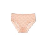 HNX UNDERWEAR Dantelli Kahve Yüksek Bel Büyük Beden Bato Kadın Külot Kahverengİ 2XL hnxNM1618