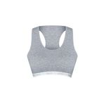 HNX UNDERWEAR Kadın Pedli Sporcu Sütyen GRİ L hnxNM499