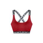 HNX UNDERWEAR Kırmızı Love Lastikli Çapraz Askılı Sporcu Sütyen Kırmızı XL hnxNM542