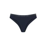 HNX UNDERWEAR Micro Lazer Kesim Petek Lastik Hayalet Brazil Kadın Külot Lacivert XL hnxNM3513