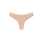 HNX UNDERWEAR Micro Lazer Kesim Petek Lastik Hayalet String Kadın Tanga Külot Açık Kahve M hnxNM8023