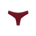 HNX UNDERWEAR Micro Lazer Kesim Petek Lastik Hayalet String Kadın Tanga Külot Bordo XL hnxNM8033