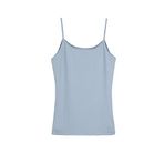 HNX UNDERWEAR Navy Pamuklu İnce Askılı Fitilli Kadın Atlet Navy M hnxNM323
