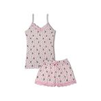 HNX UNDERWEAR Pamuklu Dantel Detaylı İnce Askılı Atlet Şort Kadın Pijama Takım Turkuaz XXL hnxNM8258