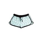 HNX UNDERWEAR Pamuklu Desenli Paçası Biyeli Kadın Mini Şort Yeşil Panda 2XL hnxNM5704