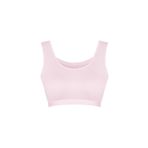 HNX UNDERWEAR Pembe kaşkorse Kalın Askılı Pedli Kadın Büstiyer Pembe M hnxNM462