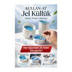 HOARSSİY Tek Kullanımlık Jel Küllük, Kokusuz, Pratik ve Hijyenik, Kolay Taşınabilir, 25 Adet