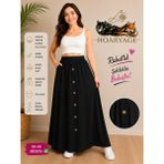 Hoaryage Viskon Basma Kumaş %100 Pamuk - Standart - Siyah-001