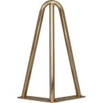 Hobbi Mil Ayak - Koltuk - Kanepe - Çekyat - Sehpa Ayağı - Gold Renk - 15 cm - Tek Adet