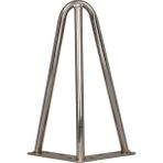 Hobbi Mil Ayak - Koltuk - Kanepe - Çekyat - Sehpa Ayağı - Krom Renk - 15 cm - 6 Adet