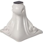 Hobbi Sultan Ayak Koltuk-Kanepe-Tv Ünitesi Ayağı -Plastik Mobilya Ayağı -Beyaz Renk- 14 Cm- 4 Adet