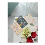 Hobbi Tasarım Çiçekli Defter Üçlemesi Çizgili Grenli Kapak