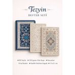 Hobbi Tasarım Tezyin Etnik Desen Üçlü Defter Seti Çizgili A5 - Renkli - 3 Adet