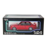 Hobbiez World Bmw M3 E30 Premium Die-Cast Kırmızı 1/24 Model Araba
