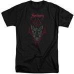 Hobbit Evil's Helm Mens Big and Tall Shirt Black 2X