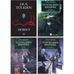 Hobbit + Yüzüklerin Efendisi Üçlemesi 4 Kitap Set - J. R. R. Tolkien