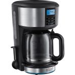Hobbs 20680-56 Buckingham Dijital Filtre Kahve Makinesi, 10 Fincana Kadar, 1,25 Litrelik Cam Sürahi, Programlanabilir Zamanlayıcı, Otomatik Kapanma, 1000 W, Siyah