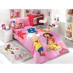 Hobby Caillou Pink Lisanslı Tek Kişilik Pike Takımı