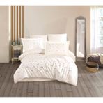 Hobby Çiftkişilik Spring Krem Nakışlı Nevresim Takımı - 200 x 220 cm - Krem - Mavi