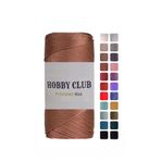 hobby club 5 Adet Premium 200 gr Polyester Makrome Ipi Bakır 2 Mm - 230 M Supla Ip Ve Çanta Ipliği