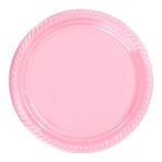 Hobby Concept Plastik Tabak 25 Adet 22 cm - Pembe