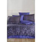 Hobby Gris Saten Çift Kişilik Nakışlı Nevresim Takımı - 200 x 220 cm - Lila