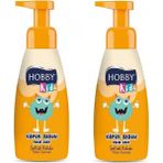 Hobby Kids Köpük Sabun Şeftali Kokulu 200 ml 2 Adet - Kids Foam Soap Peach Scent 200 ml 2 Pieces