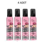 HOBBY Kıvır Kıvır Bukle Zenginleştirici Saç Köpüğü 150 ml x 4 Adet Belirgin Bukleler İçin
