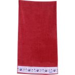 Hobby Laura El, Baş Havlusu Kırmızı 50X90 - 50 x 90 cm